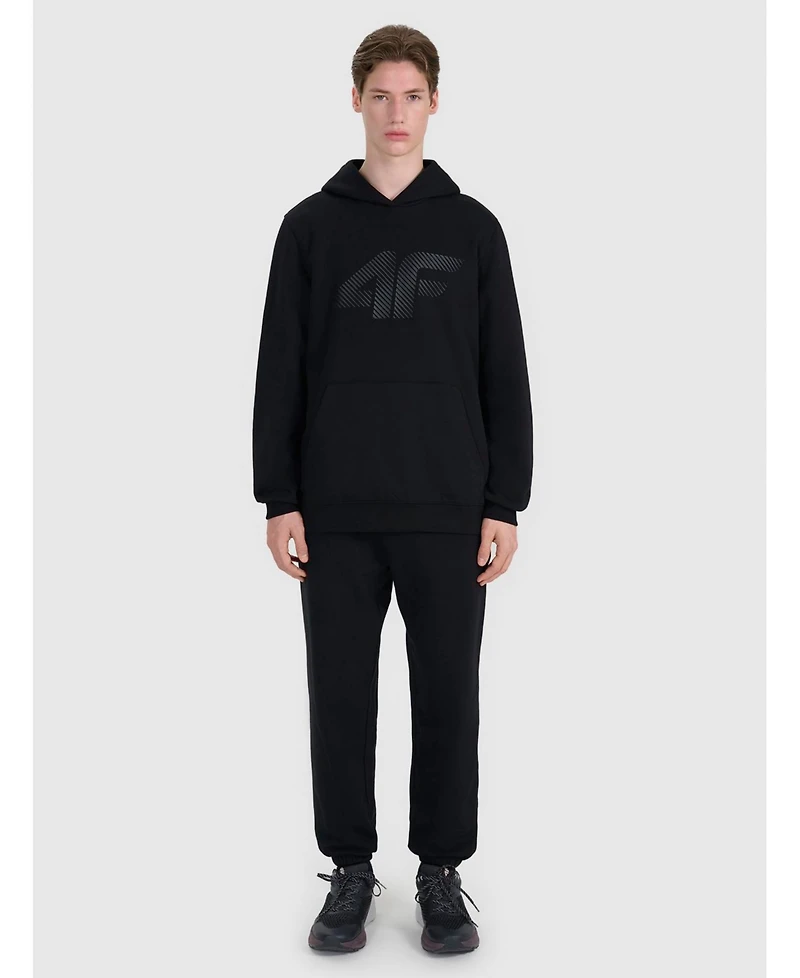 4F Men's non-zip hooded sweatshirt