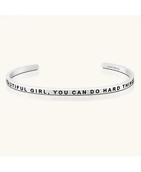 Mantra Gold Beautiful Girl You Can Do Hard Things Bracelets