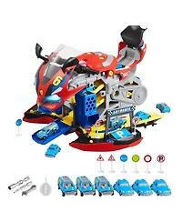 Mecale Motorcycle Engine Toy – 25 Pcs Mechanic Set with Lights & Sounds, Removable Parts, Simulated Riding, Workshop Toy for Kids 3+ Toy