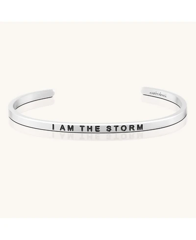 Mantra Resilience & Inner Power Adjustable Cuff Bracelet