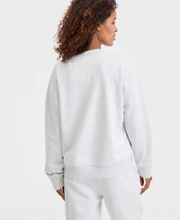 State of Day Women's French Terry Crewneck Sweatshirt, Macy's Exclusive