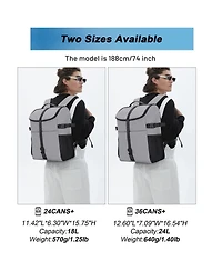 Batfox 100% Leakproof Cooler Backpack 12 Hours Ice Retention, Multi-Compartment for 24 or 36 Cans, Outdoor & Travel