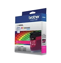 Brother LC406XLMS INKvestment 5,000 Page-Yield High-Yield Ink - Magenta