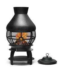 Boyel Living Patio Wood Burning Chimneys Fireplace Outdoor Heaters