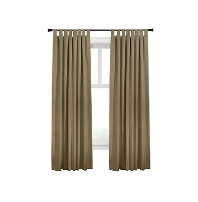 Commonwealth Ventura Tab Top Curtain Panel Pair Window Dressing each - 78x84", Pebble