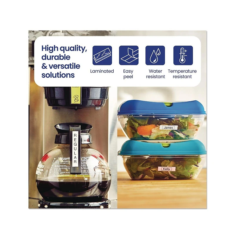 Brother P-Touch TZE2312PKG Tze Standard Adhesive 0.47 in. x 26.2 ft. Laminated Labeling Tapes - Black On White (2/Pack