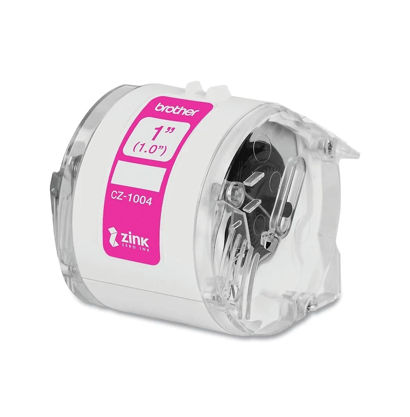 Brother Cz1004 1 in. x 16.4 ft. CZ Roll Cassette - White