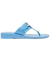Karl Lagerfeld Paris Women's Vayla Jelly Thong Flat Sandals