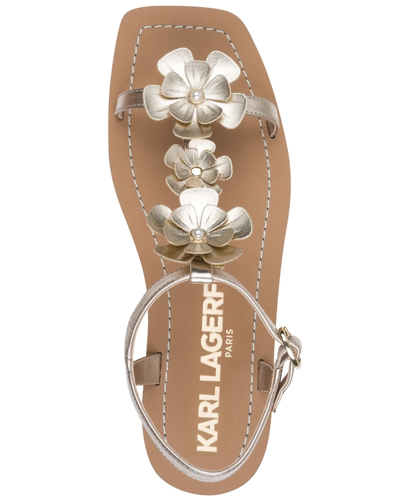 Karl Lagerfeld Paris Women's Margate Flat Sandals