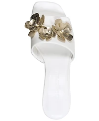 Karl Lagerfeld Paris Women's Sandreea Floral Heeled Sandals