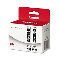 Canon 4530B007 (Pgi-225) Ink - Black (2/Pack)