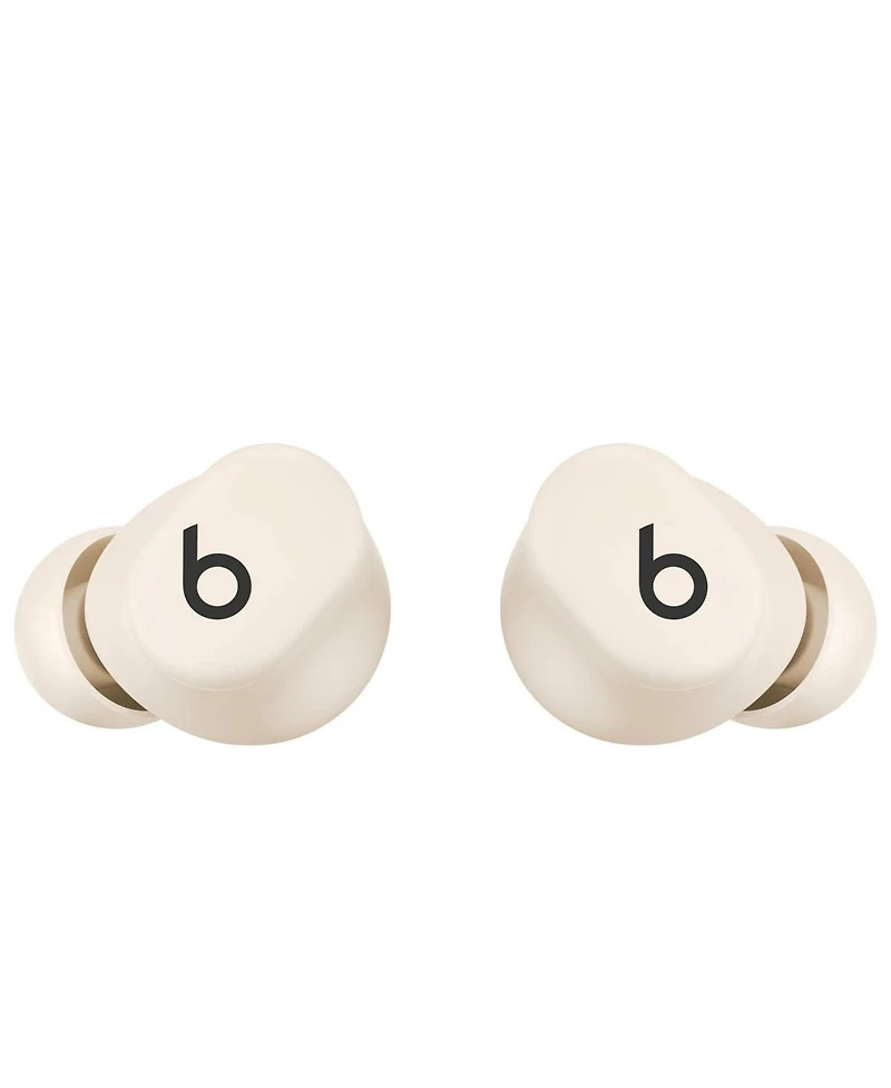 Beats Solo Buds Bluetooth Wireless Noise Cancelling Earbuds with Charging Case - Matte Ivory