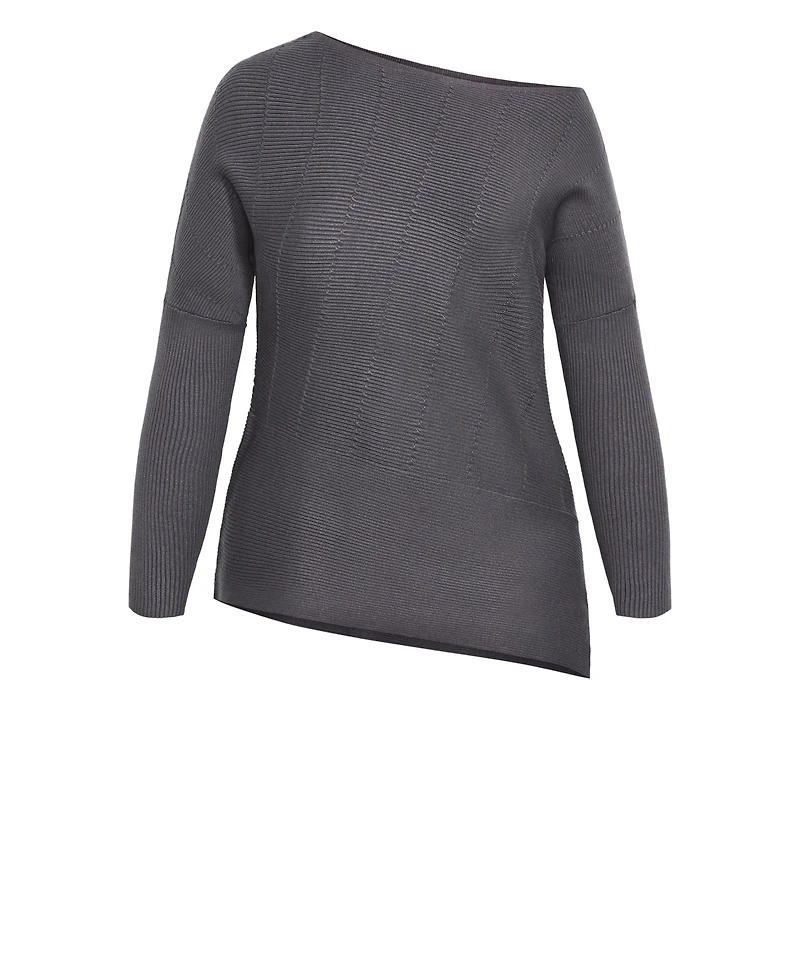 City Chic Women's Lean Sweater