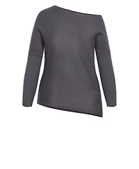 City Chic Women's Lean Sweater