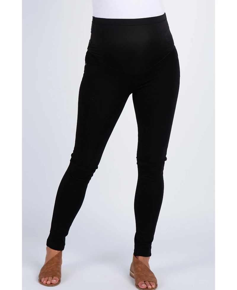 Pinkblush Maternity Black Solid Basic Jeggings