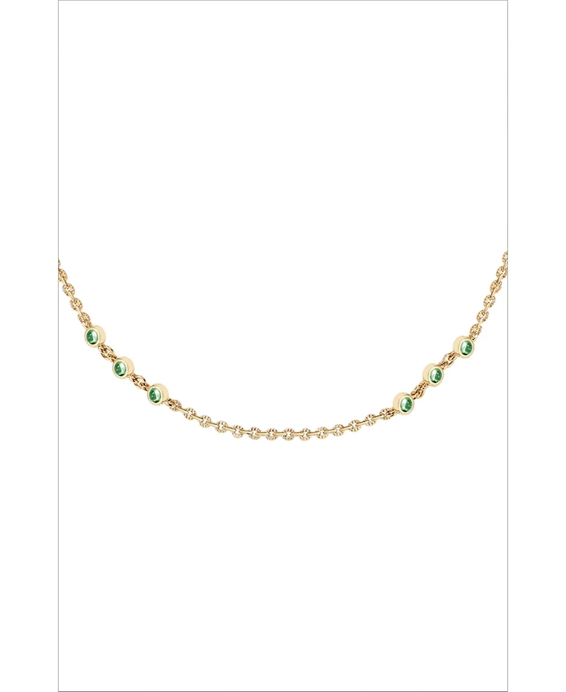 Retro Chic Verdant Whisper Necklace