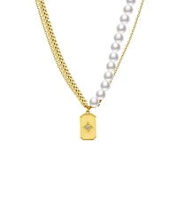 Retro Chic Star Shields Necklace