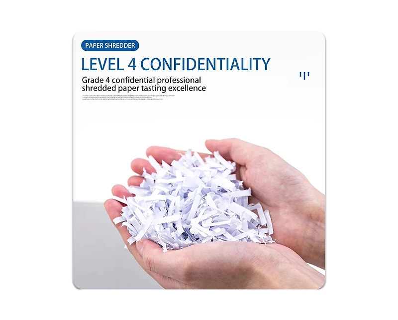 Mondawe 19-Sheet Cross Cut Paper Shredder, Heavy Duty 7.93 Gallon Ultra Quiet Shredder