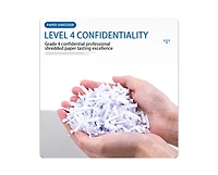 Mondawe 19-Sheet Cross Cut Paper Shredder, Heavy Duty 7.93 Gallon Ultra Quiet Shredder