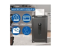 Mondawe 19-Sheet Cross Cut Paper Shredder, Heavy Duty 7.93 Gallon Ultra Quiet Shredder