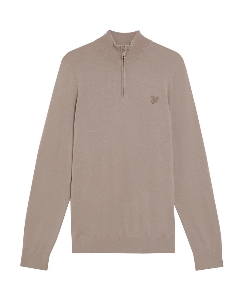 Lyle & Scott Men's Eagle Merino Quarter Zip Sweater