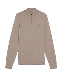 Lyle & Scott Men's Eagle Merino Quarter Zip Sweater