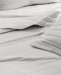 Linery & Co. Channel Stitch Microfiber Quilt Set With Shams