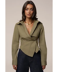 Jluxlabel Women's Sculpt And Form Blouse