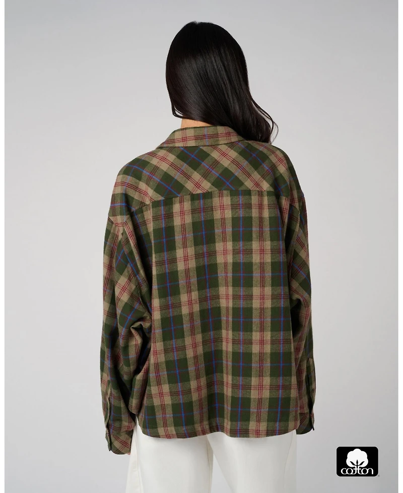 WeWoreWhat Women's Boxy Boyfriend Overshirt