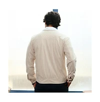 Campus Sutra Men's Cream White Utility-Corduroy Jacket