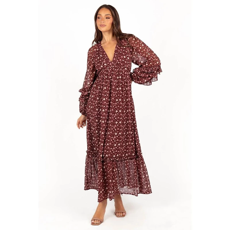 Petal and Pup Women's Evian Long Sleeve Maxi Dress