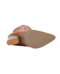 Berness Women's Anamaria Knee High Embroidered Western Boots