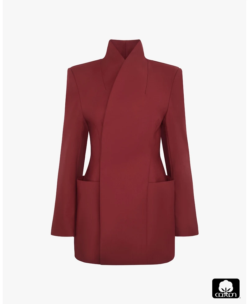 WeWoreWhat Women's Hour Glass Blazer Jacket