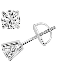 Macy's Diamond Stud Earrings (1 ct. t.w.) in 14k White Gold