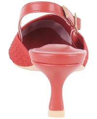 Tahari Women's Palermo Slingback Buckle Pumps