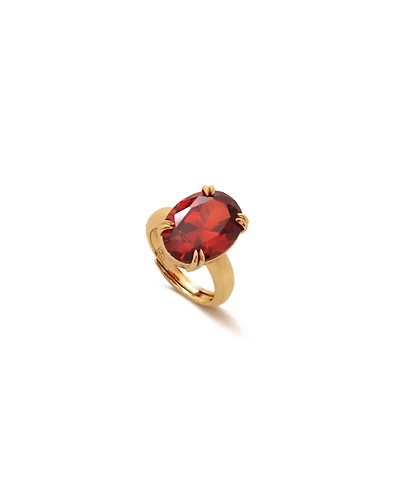 Retro Chic Cherry Glow Ring