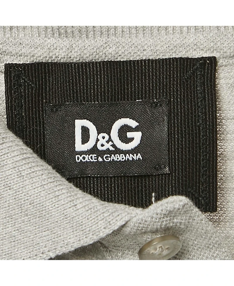 Pre-Owned Dolce & Gabbana Men's Cotton Pique Polo T-Shirt