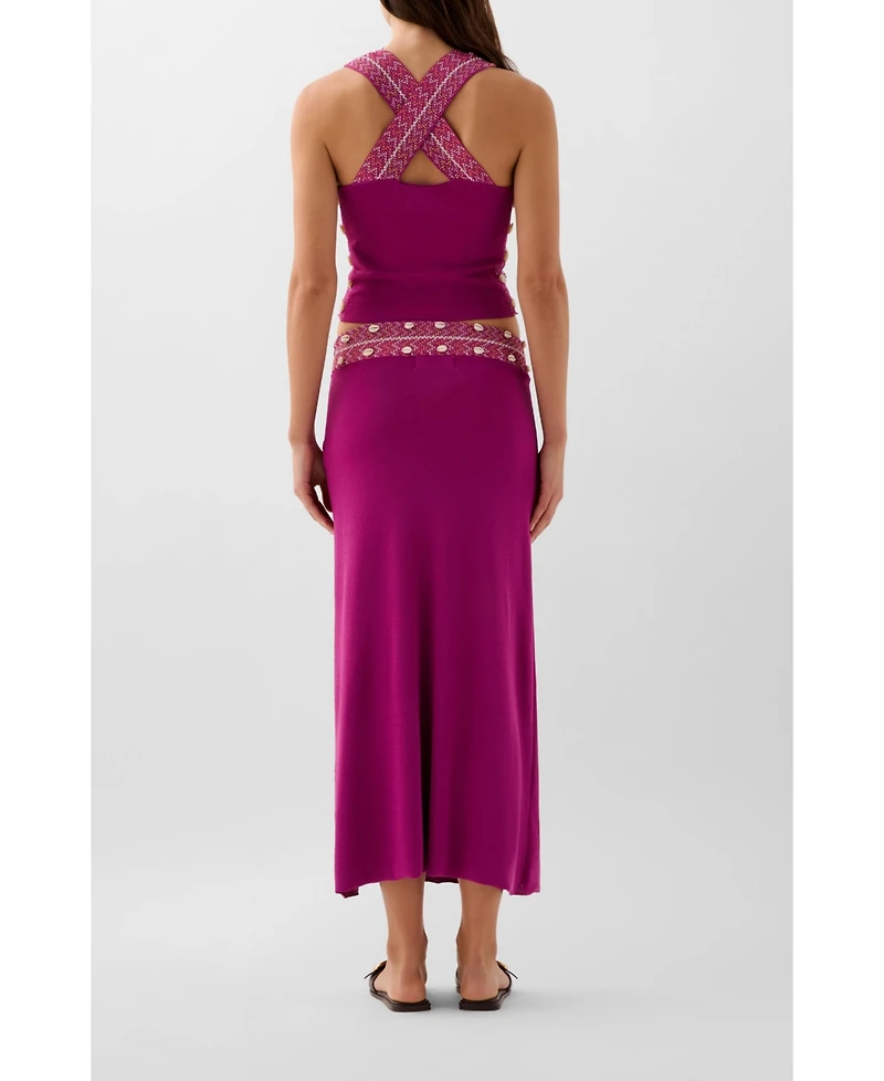 Scalpers Women's Shell Knit Skirt