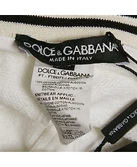 Pre-Owned Dolce & Gabbana Women's Logo Band Cotton Track Pants