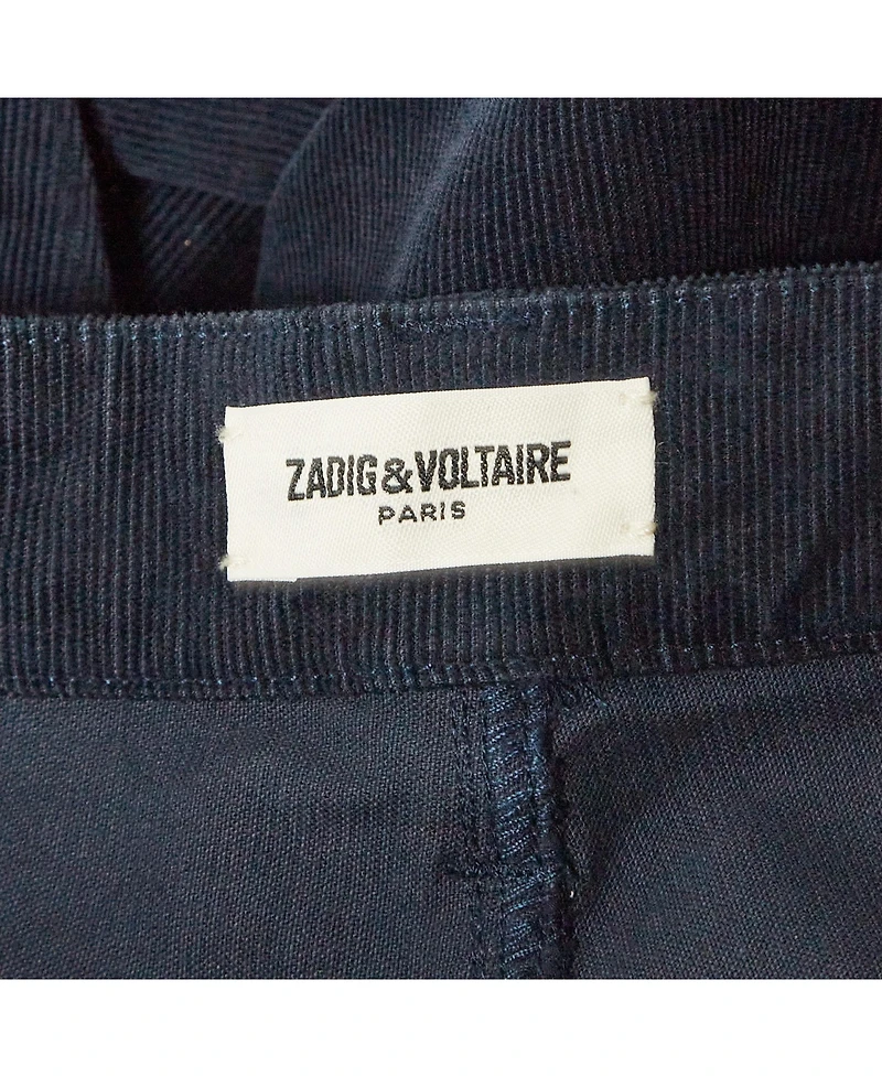 Pre-Owned Zadig & Voltaire Women's Velour Corduroy Eva Skinny Jeans