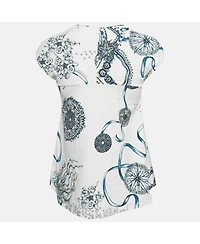 Pre-Owned Roberto Cavalli Women's Jelly Fish Print Jersey