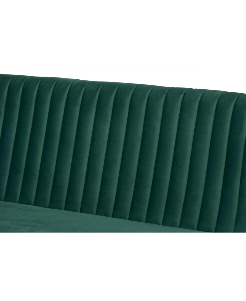 Baxton Studio Alvis 2-Pc. Wood Mid-Century Dining Nook Banquette Set