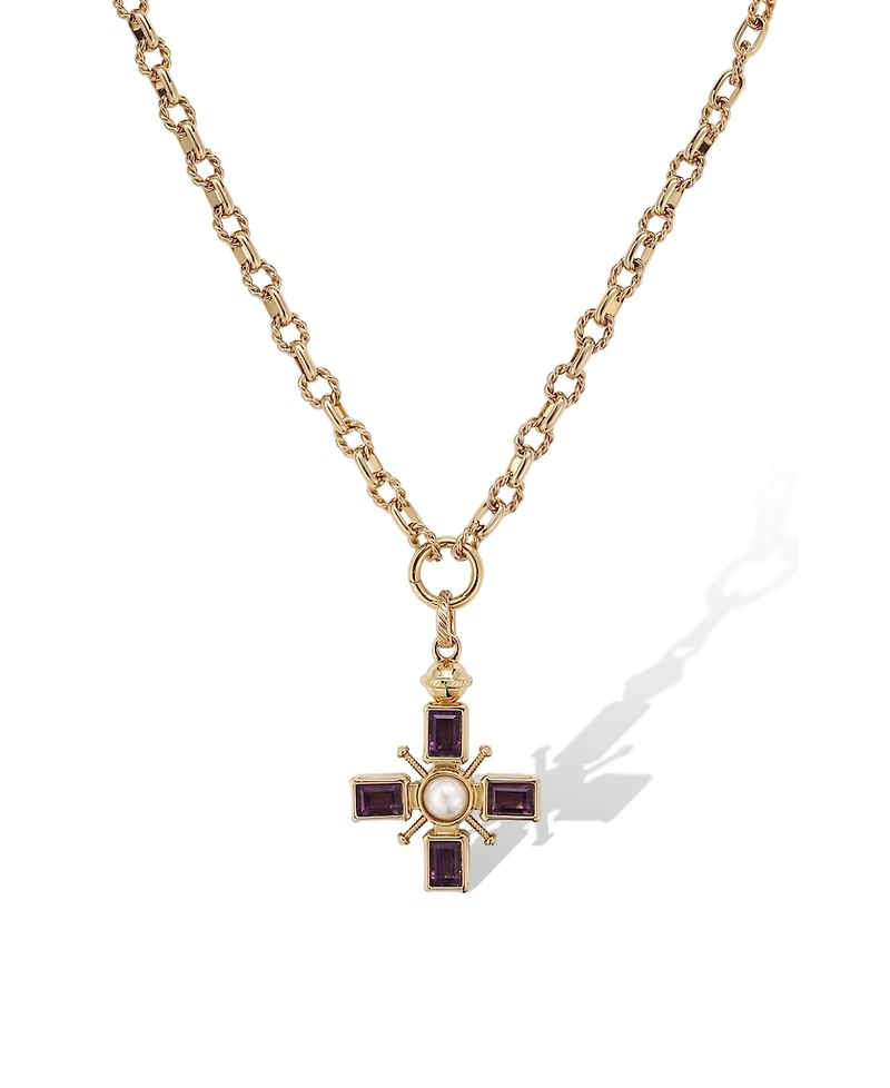 Retro Chic Byzantine Cross Necklace