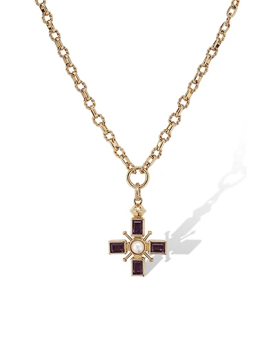 Retro Chic Byzantine Cross Necklace