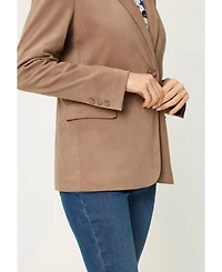 Olsen Women's Faux Suede Blazer