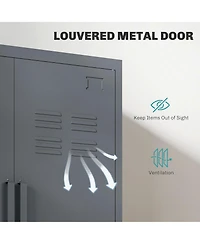 Homcom Industrial Steel Storage Cabinet Storage Organizer