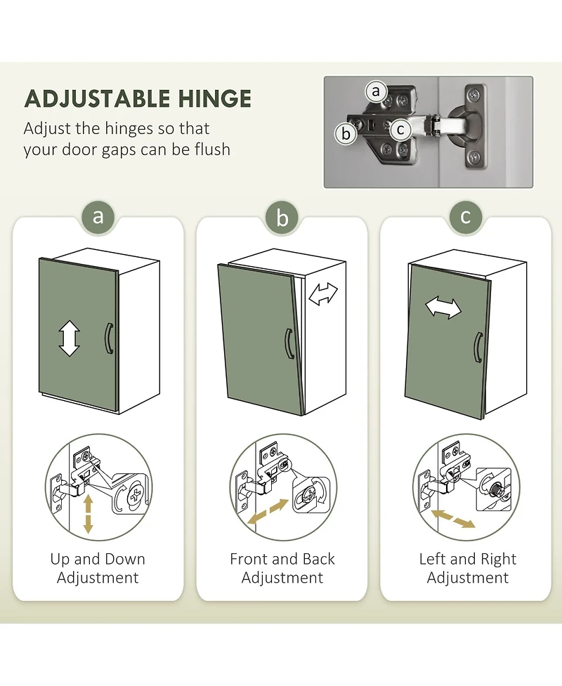 Homcom 71" Buffet with Hutch, Kitchen Pantry with 6 Doors and Drawer