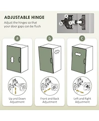 Homcom 71" Buffet with Hutch, Kitchen Pantry with 6 Doors and Drawer