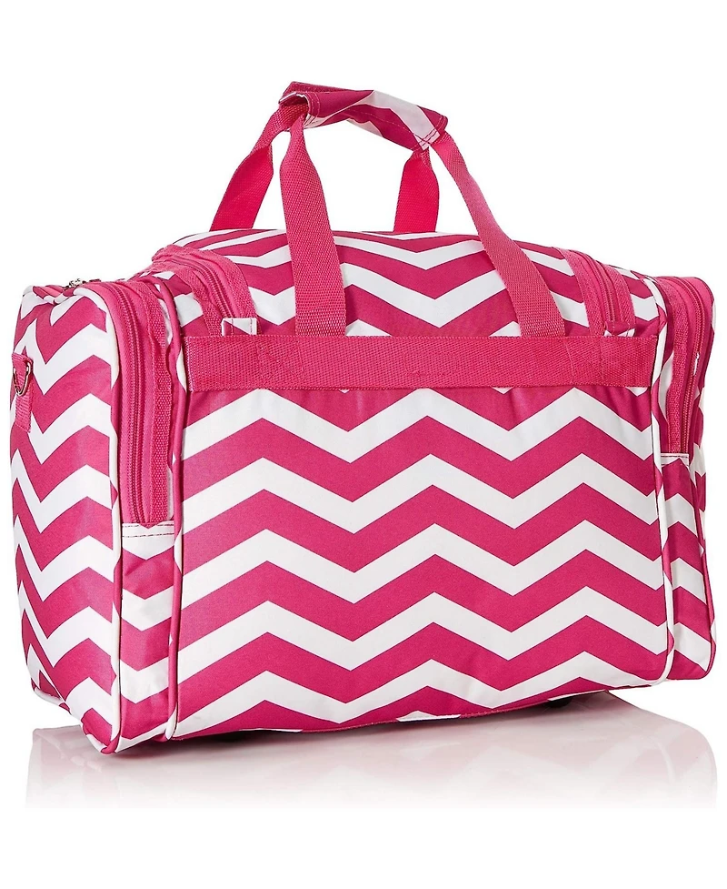 World Traveler Chevron 16-Inch Gym Bag Duffle