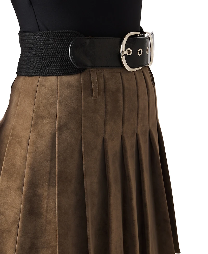 Steve Madden Women's Stretch Tab Belt